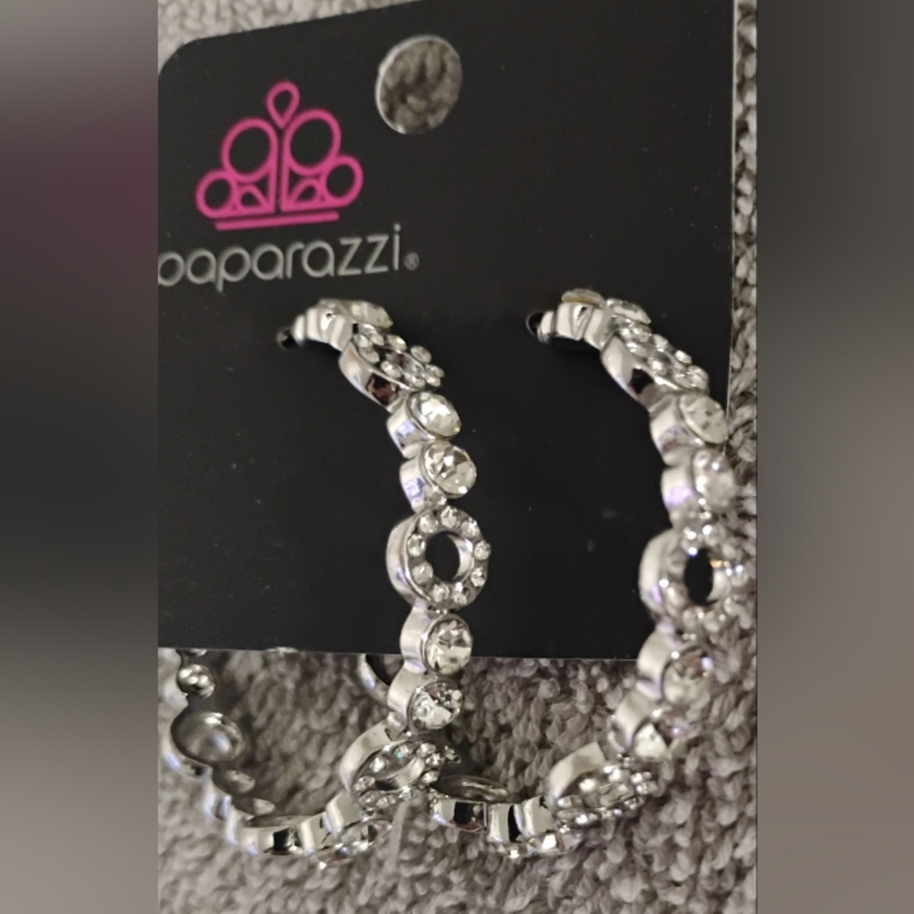 Paparazzi Silver Hoop Earrings